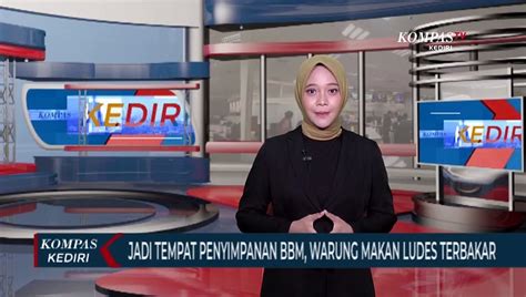 Diduga Tempat Penyimpanan BBM Warung Makan Ludes Terbakar Video