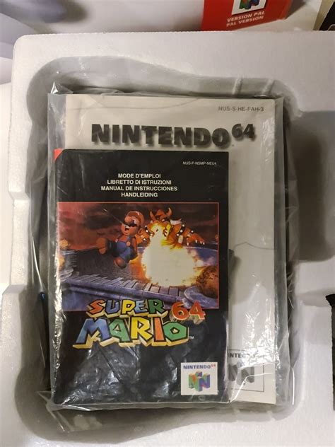 Nintendo - Extremely rare N64 Nintendo 64 MARIO PAK Edition Rare Hard ...