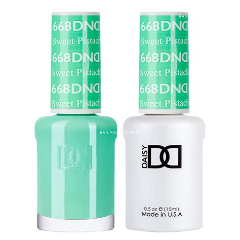 Dnd Duo Gel And Nail Polish Set Sweet Pistachio 668 2x15ml