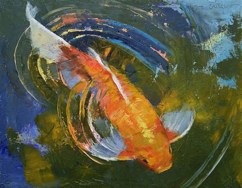 Water Ripples Painting By Michael Creese Pixels Merch