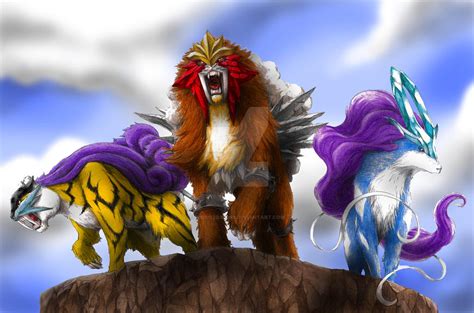 Raikou . Entei . Suicune by pedrozox2093 on DeviantArt