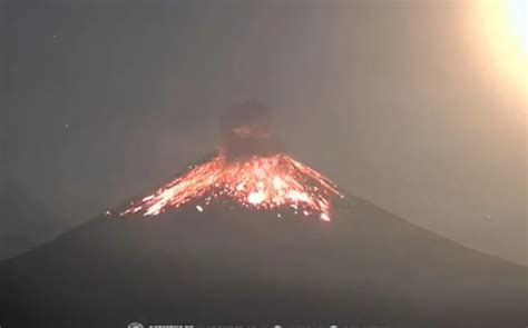 Popocatépetl registra explosión hoy 6 de enero Telediario México