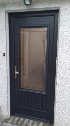 Anthracite Gray Cambridge Style Palladio Front Door Westmeath Windows