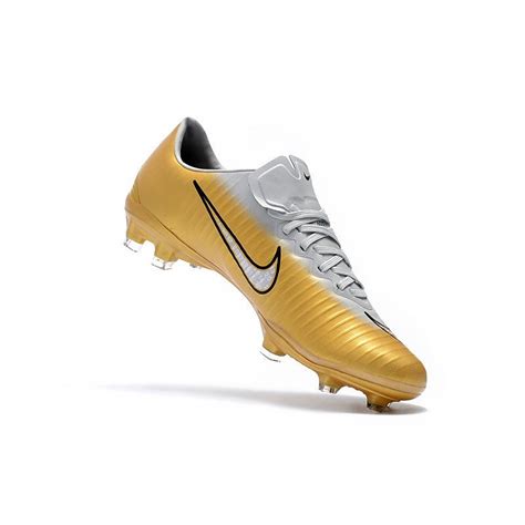 Nike Mercurial Vapor Xi Fg Soccer Cleats On Sale Gold White