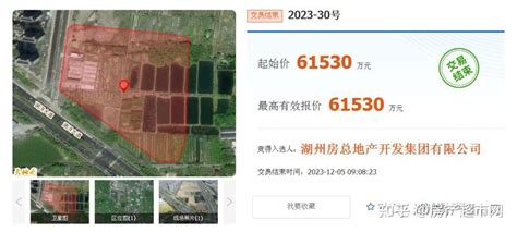 5198元平米，房总地产底价竞得湖州东尚府边宅地 知乎