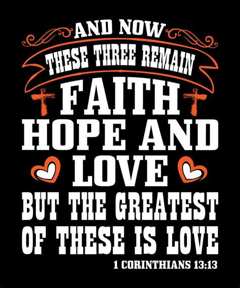 And Now These Three Remain Faith Hope And Love Digital Art By Alberto