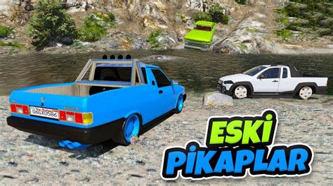 Eski Pikap Arabalar Zorlu Offroad Parkurunda Gta Youtube