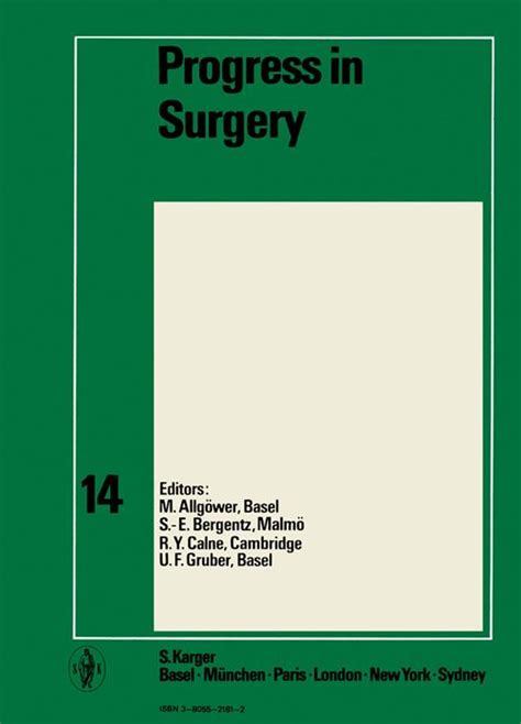 Surgical Treatment Of Obesity Progress In Surgery Books Gateway