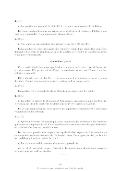 Corrig Officiel Complet Du Bac S Physique Chimie Obligatoire