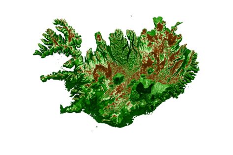 Iceland Map PNGs for Free Download