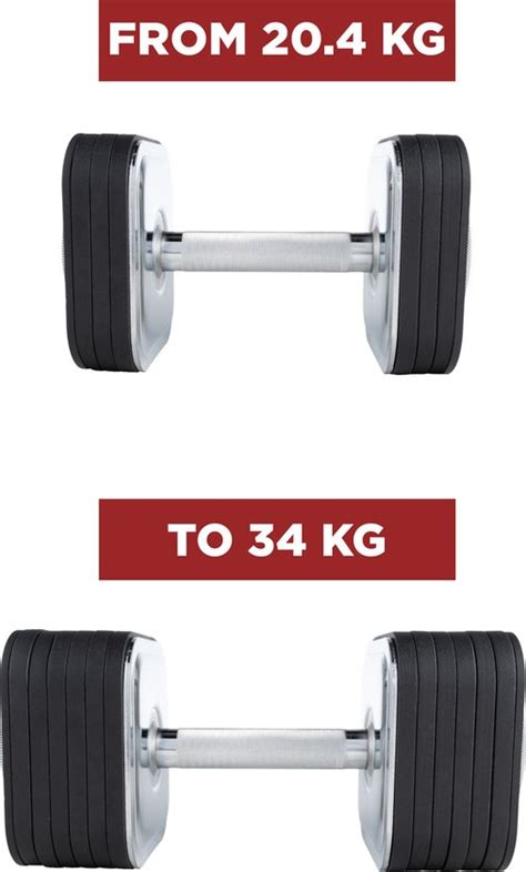 Ironmaster Quick Lock Adjustable Dumbbell Add On Kit Van 204 Kg Naar