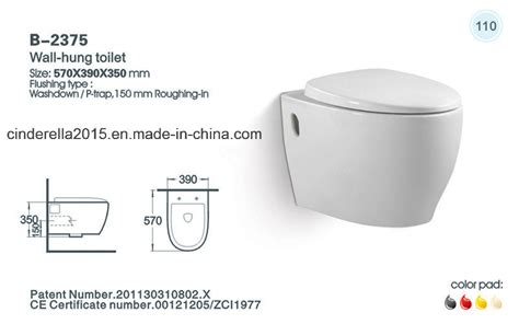 Washdownp Trap One Piece Wall Hung Toilet For Hotels And Homes Wall Hung Toilet And Wc