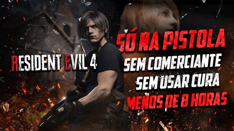 Resident Evil Remake S Na Pistola Sem Comerciante Sem Usar Cura