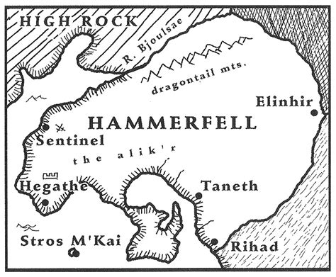 File:LO-map-Hammerfell (PGE1).jpg - The Unofficial Elder Scrolls Pages ...