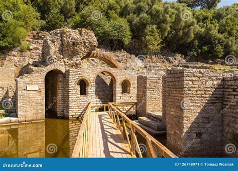 Ruins of the Temple of Asclepius, Butrint, Albania Editorial Photo - Image of albanian ...