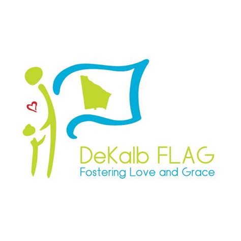 Logo For Dekalb Flag A Non Profit Organization Which Supports Foster