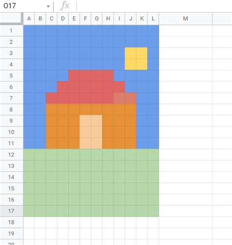 How to Make Pixel Art and Emoji Art in Google Sheets - Sheetaki