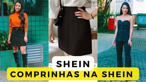 Compras Na Shein De Inverno Que Deram Muito Certo Conjunto Saia E