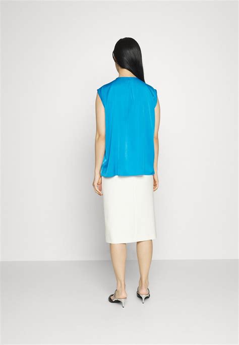 Boss Bielli Blouse Bright Blue Bleu Zalando Fr