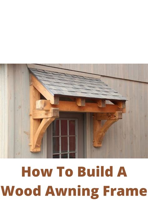 How To Build An Awning