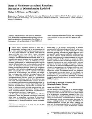 Fillable Online Ncbi Nlm Nih Rates Of Membrane Associated Reactions