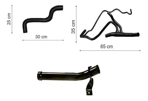 Kit Mangueiras Tubo De Gua Palio V C Ar Cond Arrefece Abc