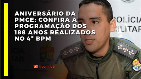 Aniversário da PMCE Confira a programação dos 188 anos realizados no