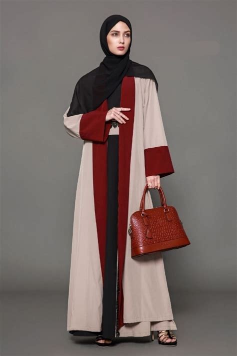 Traditional Arabian Style Open Abaya Zeefashions