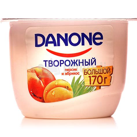 Данон творожный 170г персик и абрикос купить за 163 руб. с доставкой на ...