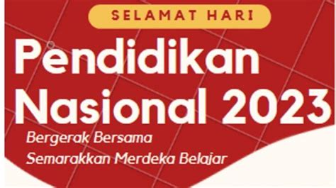 30 Twibbon Hari Pendidikan Nasional 2023 Unggah Di Facebook Instagram