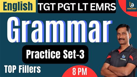 Grammar Practice Set For Tgt Pgt Lt Grade English Competitive