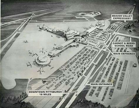 Pittsburgh International Airport Map