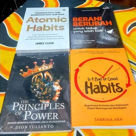 Jual Paket Buku Atomic Habits Berani Berubah The Principles Of Power