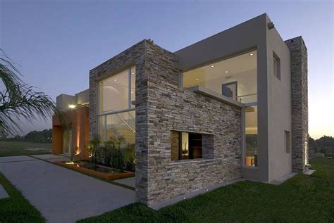 Fachadas De Casas Modernas Con Piedra