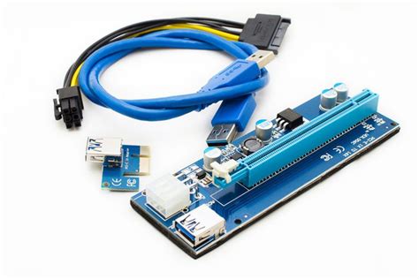 Райзер PCI-E X1-X16 VER.006C USB 3.0 60см MINI-FIT 6PIN купить на OZON ...