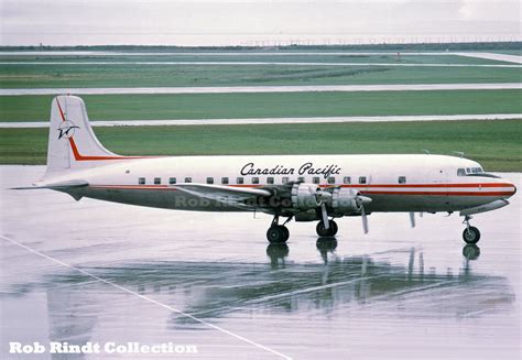 Canadian Pacific Air Lines Dc 6b Cf Czu Canadian Pacific Canadian