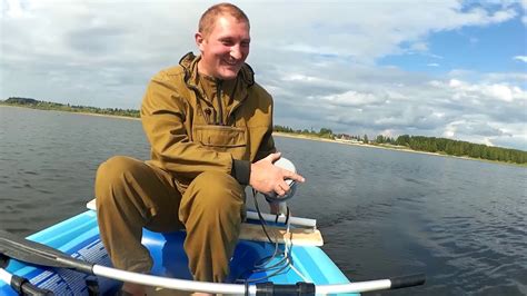 самодельный электромотор на лодке пвх - YouTube
