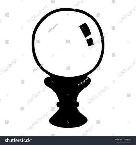 Magic Ball Fortune Teller Doodle Stock Vector Royalty Free 2191633201