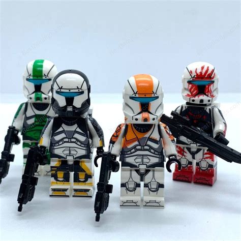 Pcs Delta Squad Star Wars Republic Commando Boss Sev Fixer Scorch Min