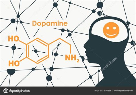 Hormona de fórmula dopamina vector gráfico vectorial JEGAS RA