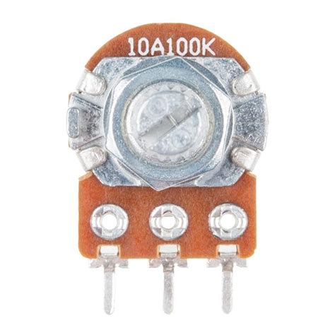 Rotary Potentiometer K Ohm Logarithmic Panel Mount Opencircuit