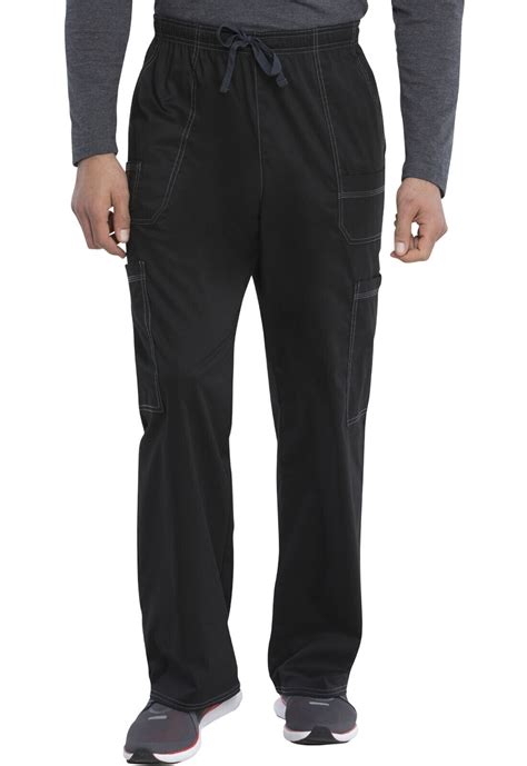 Black Dickies Scrubs Gen Flex Mens Drawstring Cargo Pant 81003 Blkz Ebay