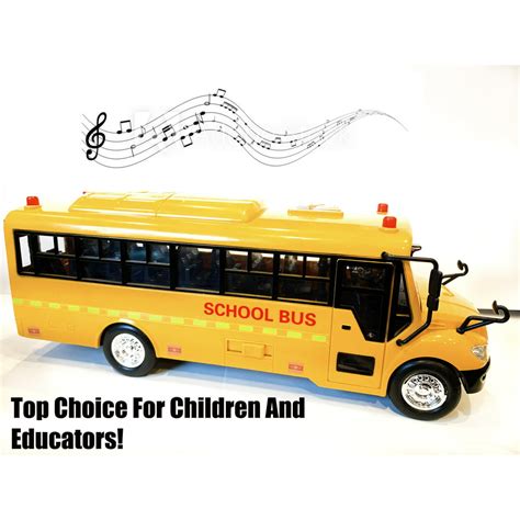 Big Daddy Huge Yellow School Bus with Lights and Cool Open-able Doors ...