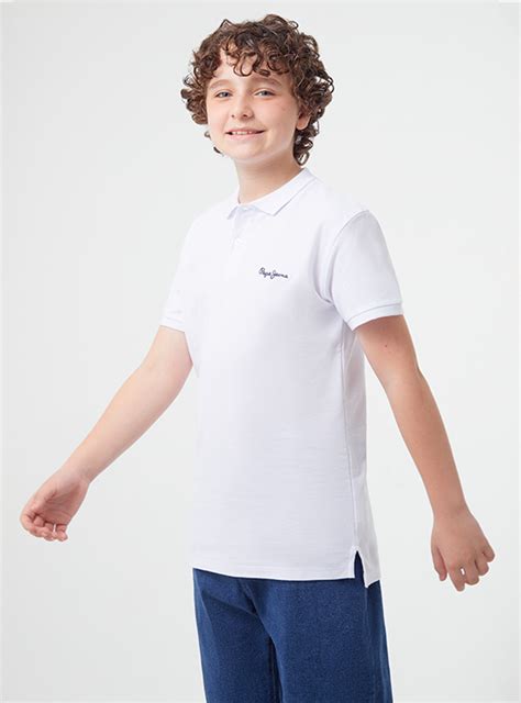 Ripley POLO MANGA CORTA PIQUÉ PEPE JEANS PARA NIÑO