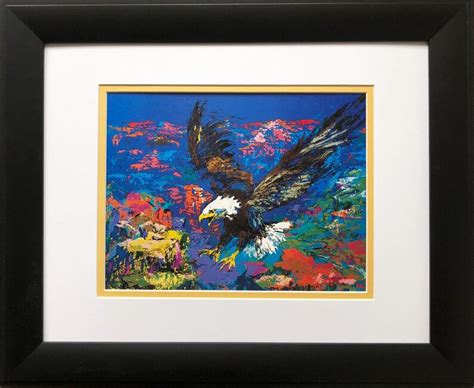 Leroy Neiman American Bald Eagle New FRAMED Print Etsy