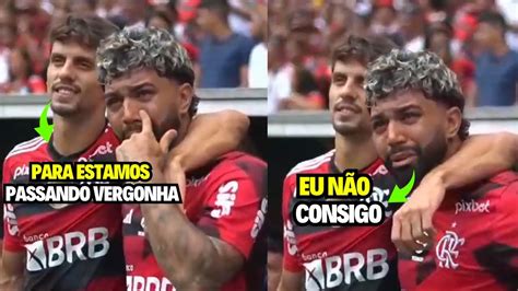 Gabigol Perde O Controle E Chora Muito Na Despedida Do Felipe Luis E