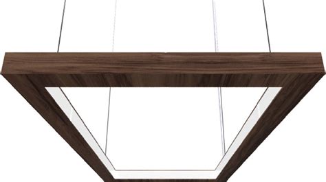 Accord Lighting 1377LED 18 Frame Contemporary American Walnut LED