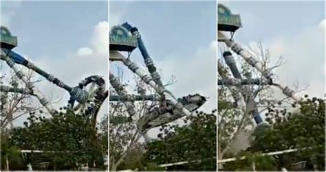 Video Catches Terrifying Moment Amusement Park Ride Falls Apart Killing