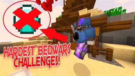 I Completed The Hardest Bedwars Challenges Youtube