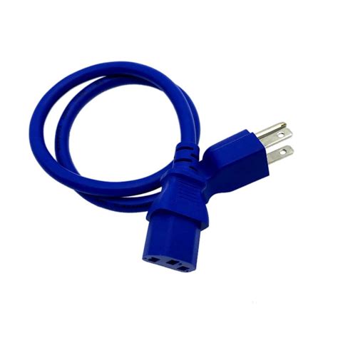 Kentek 2 Ft Blue Ac Power Cable Cord For Hisense Tv Ltdn42v77us Ltdn46v86us